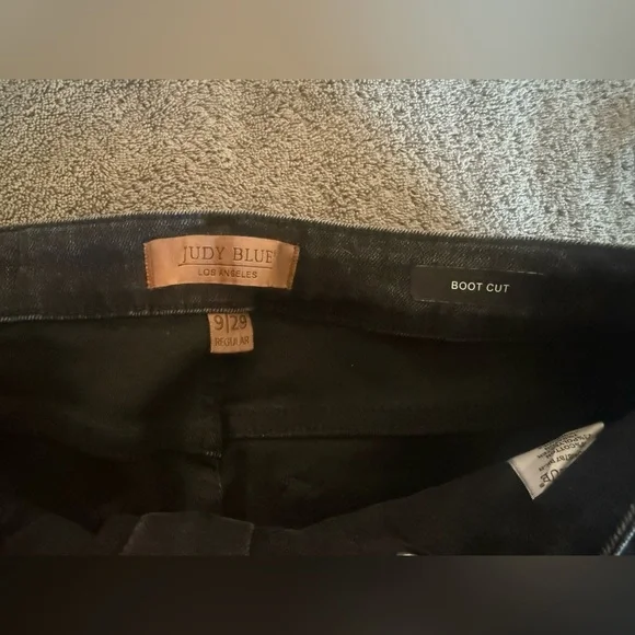 Judy Blue Faded Black Bootcut Jeans Size 9/29 - Picture 2 of 4